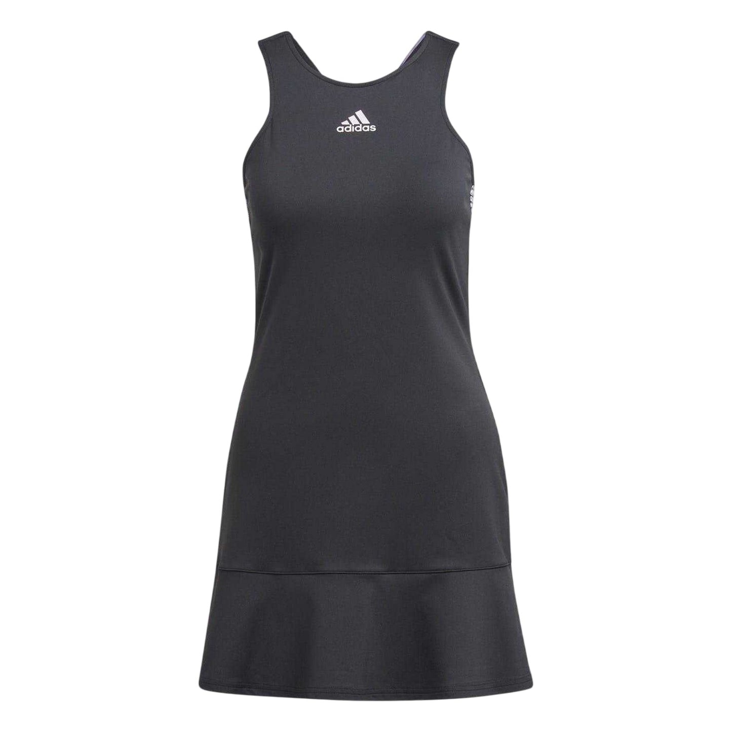 Black Print - Side - Adidas Womens-Ladies US Printed Dress Set