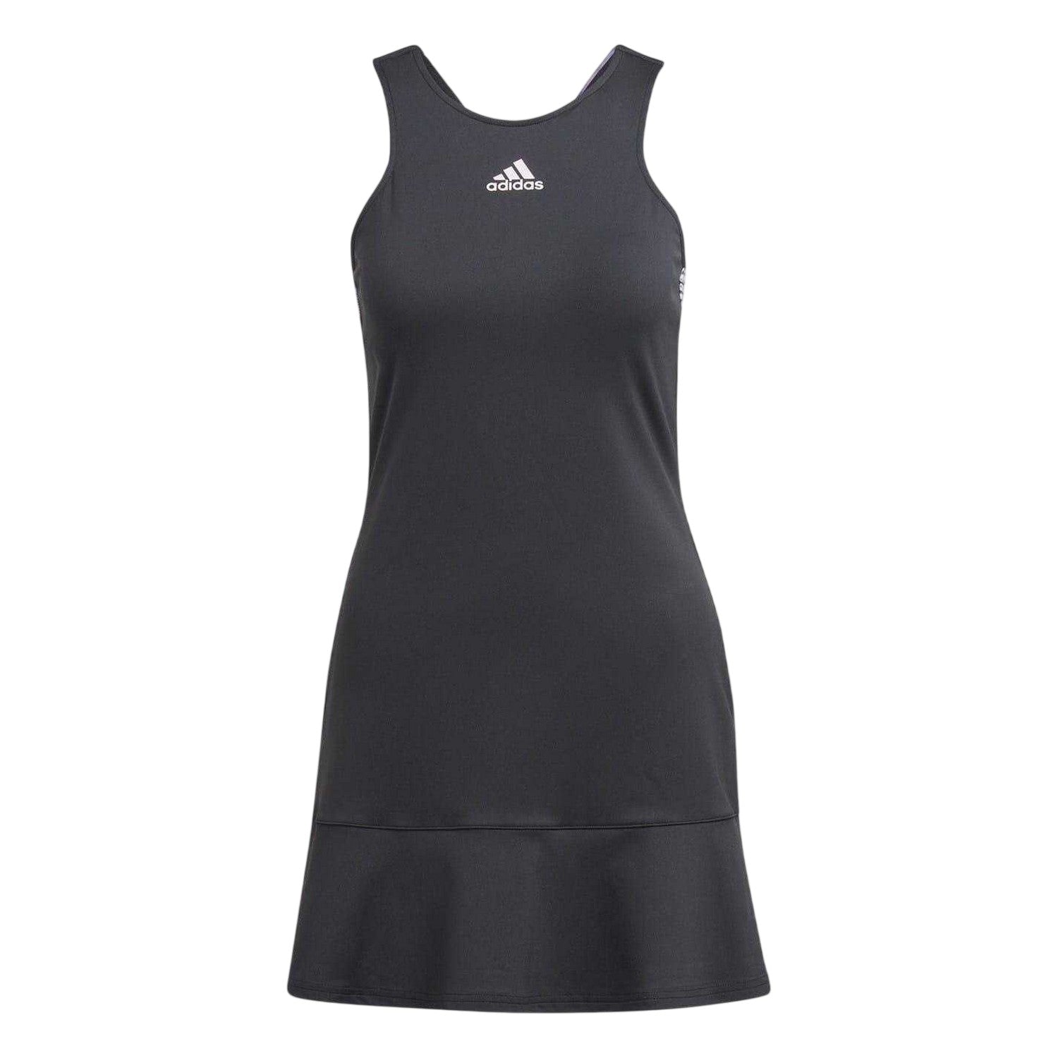 Black Print - Side - Adidas Womens-Ladies US Printed Dress Set