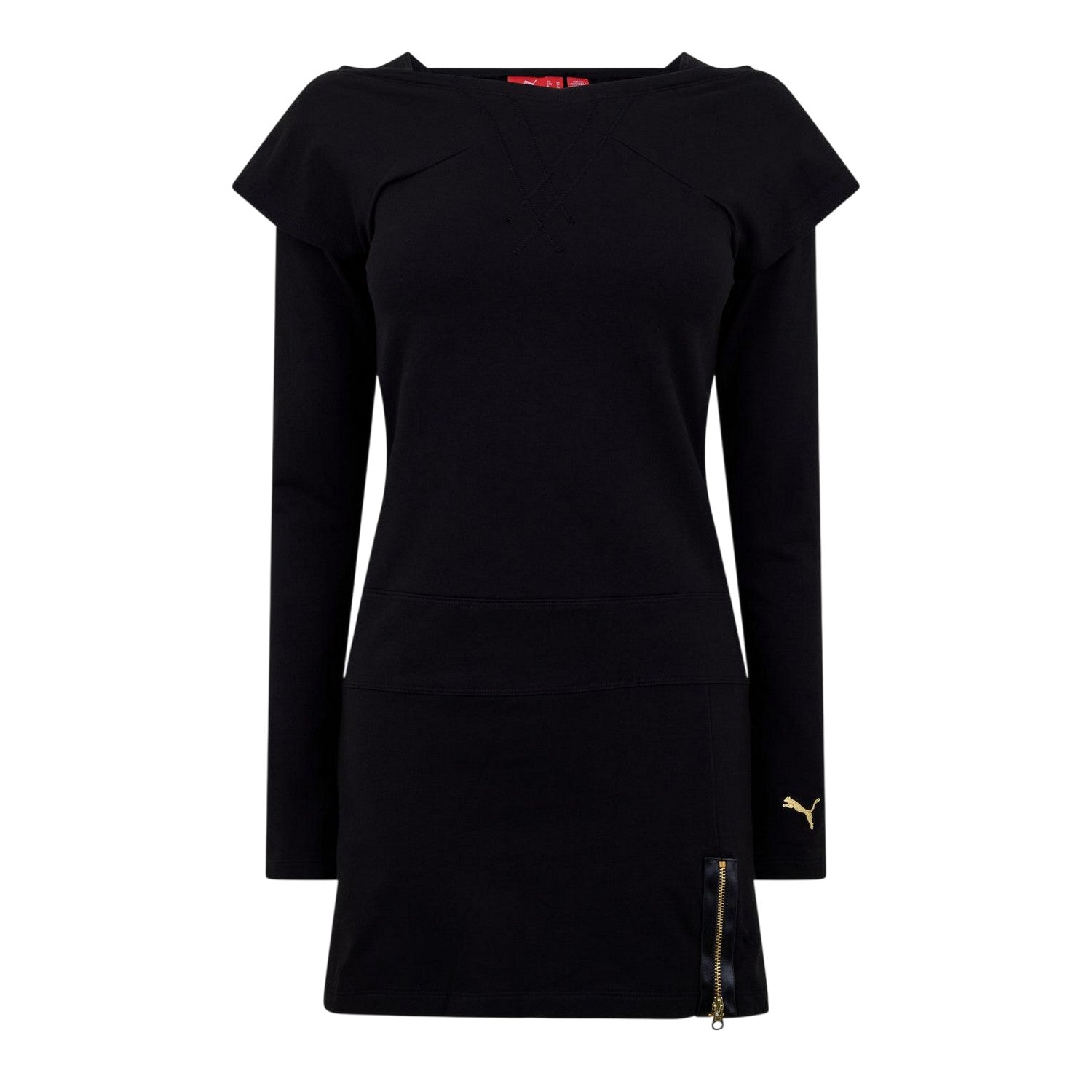 Black - Front - Puma Womens-Ladies FL Smock Dress