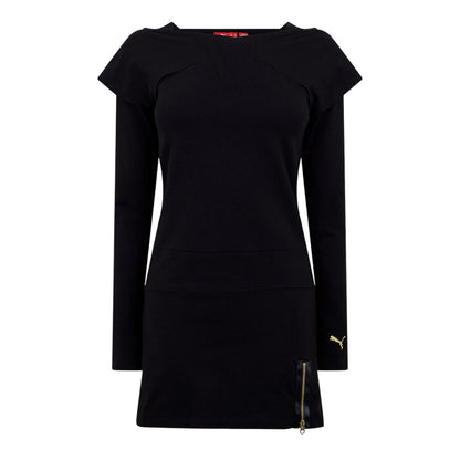 Black - Front - Puma Womens-Ladies FL Smock Dress