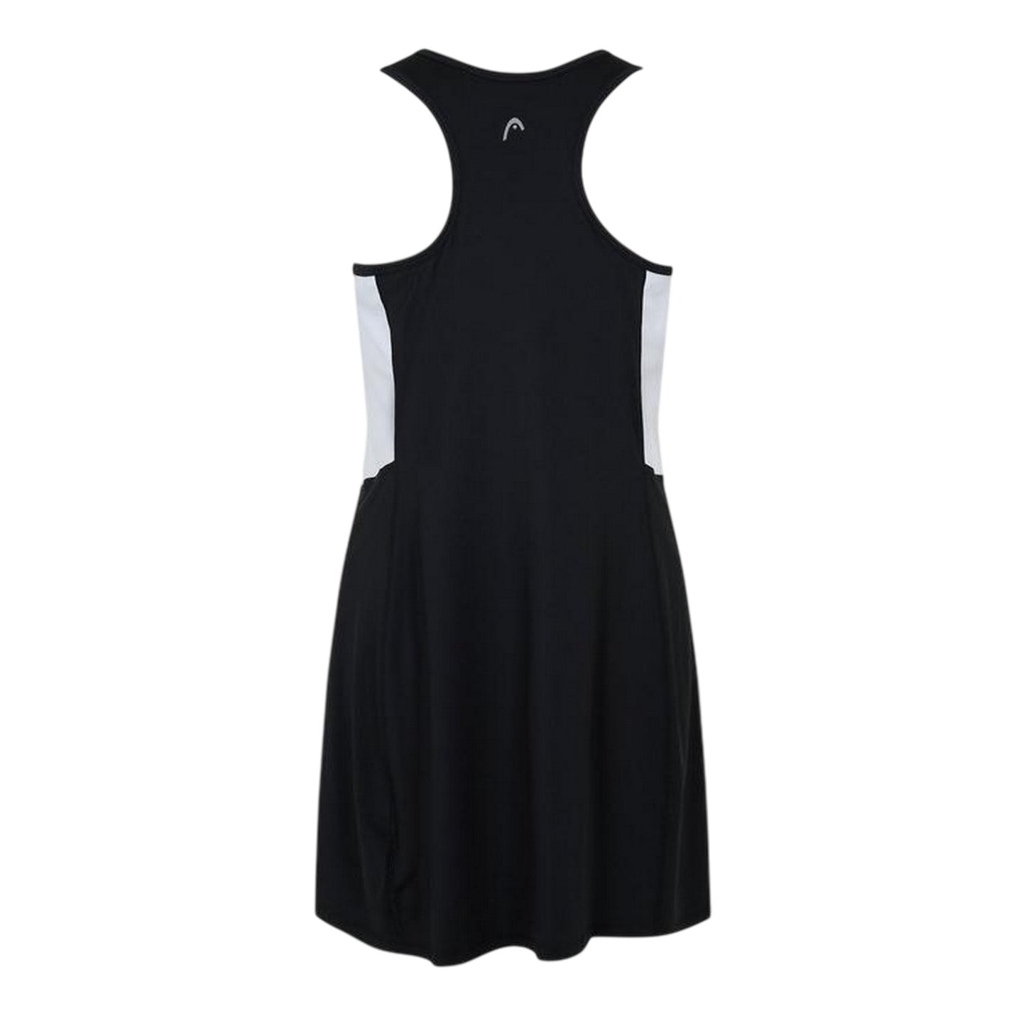 Black - Back - Head Womens-Ladies Club Plain Tank Dress