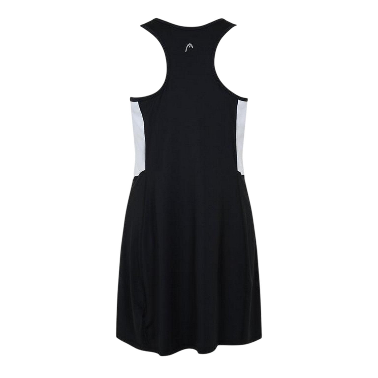Black - Back - Head Womens-Ladies Club Plain Tank Dress