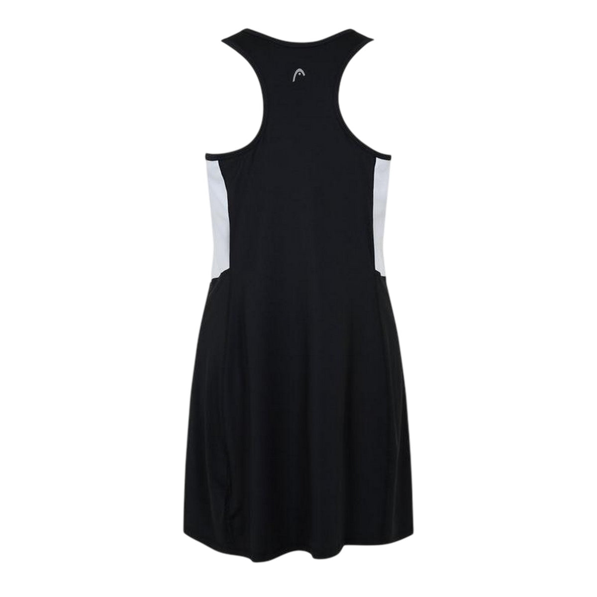Black - Back - Head Womens-Ladies Club Plain Tank Dress