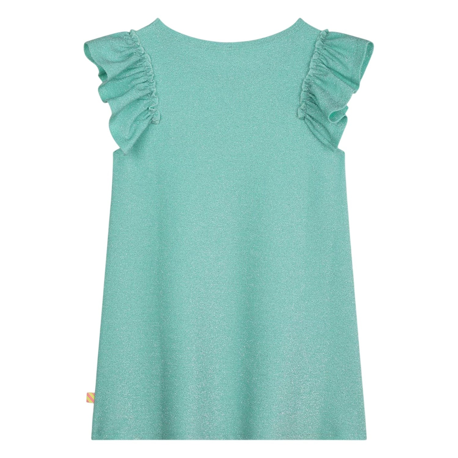 Beach Blue - Front - Billieblush Girls Embroidered Patch Skater Dress