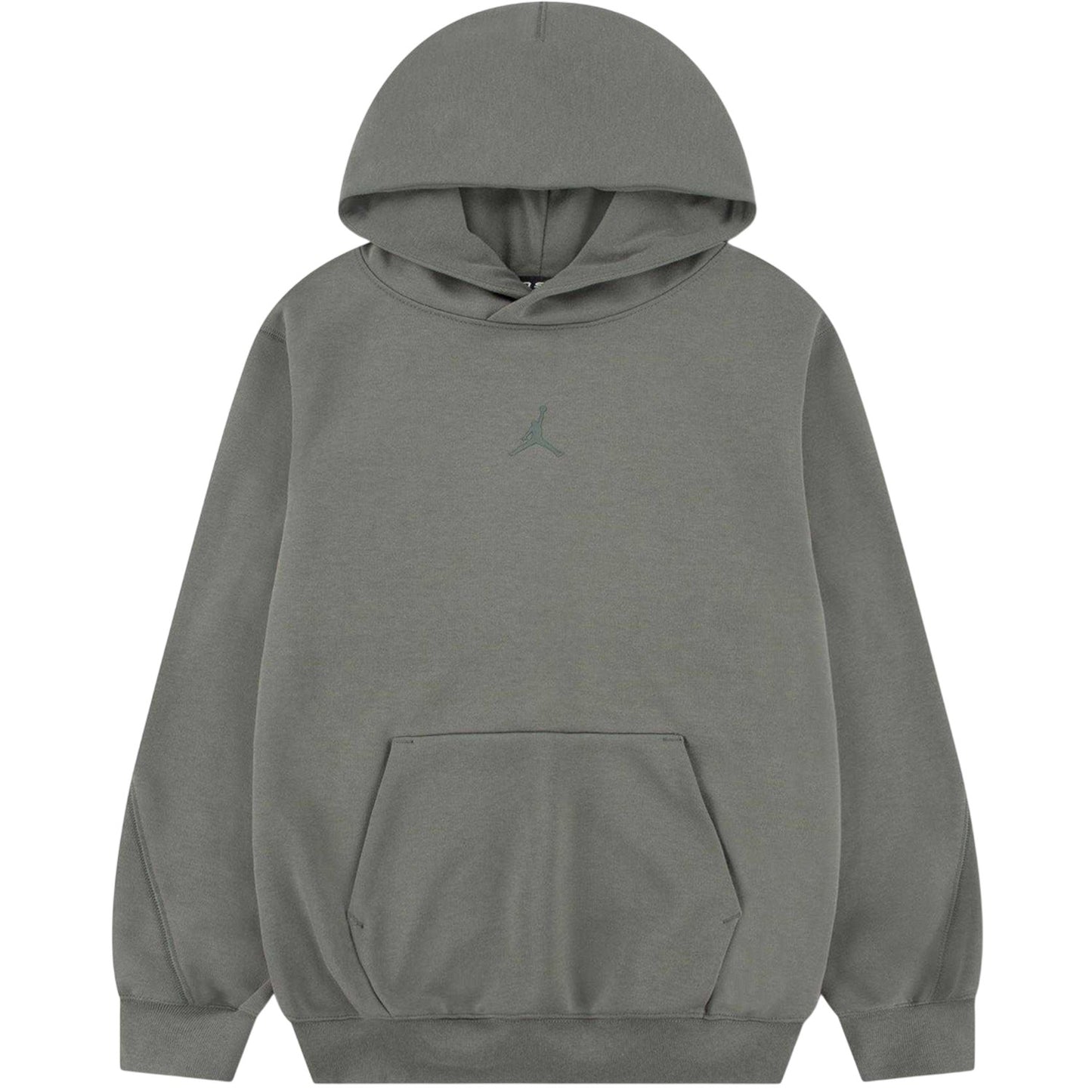 Lichen Green - Front - Nike Childrens-Kids Air Jordan Fleece Overhead Hoodie