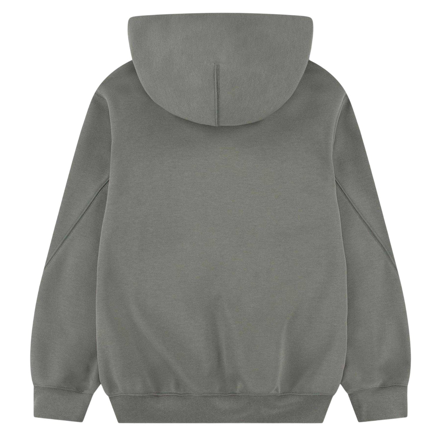 Lichen Green - Back - Nike Childrens-Kids Air Jordan Fleece Overhead Hoodie