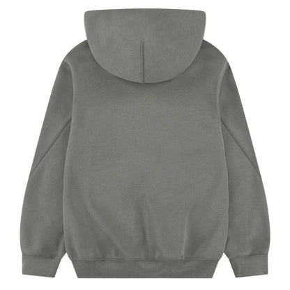 Lichen Green - Back - Nike Childrens-Kids Air Jordan Fleece Overhead Hoodie