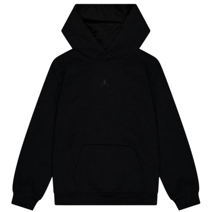 Black - Front - Nike Childrens-Kids Air Jordan Fleece Overhead Hoodie