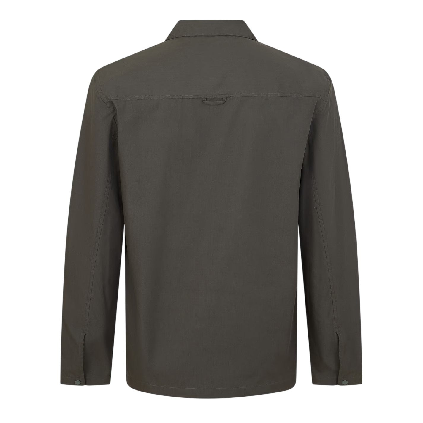 Gunmetal - Back - Lyle & Scott Mens Heavy Duty Shirt Jacket