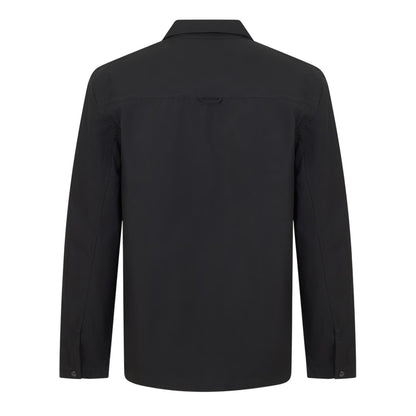 Black - Back - Lyle & Scott Mens Heavy Duty Shirt Jacket