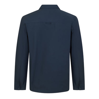 Navy - Back - Lyle & Scott Mens Heavy Duty Shirt Jacket