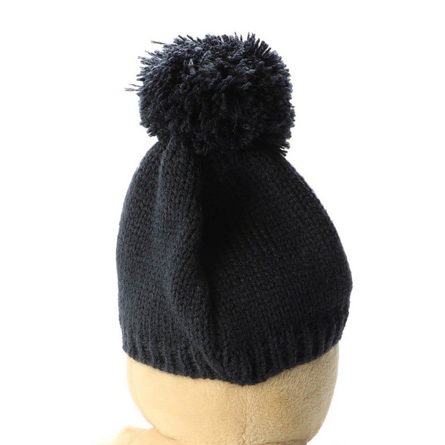 Blue - Side - Castore Pom Pom Knitted Beanie