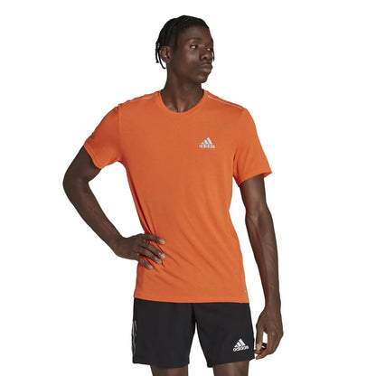 Orange - Side - Adidas Mens X-City Wool T-Shirt