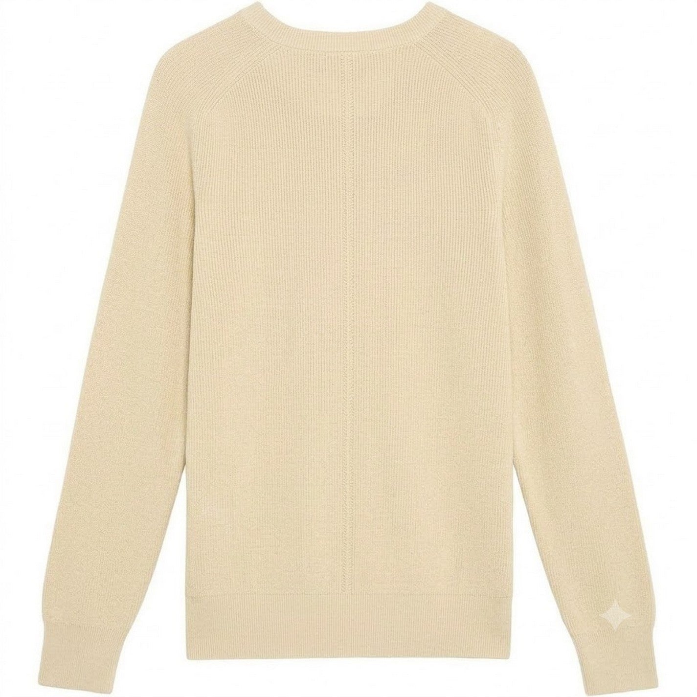 Grey Taupe - Back - Lyle & Scott Mens Embroidered Logo Jumper