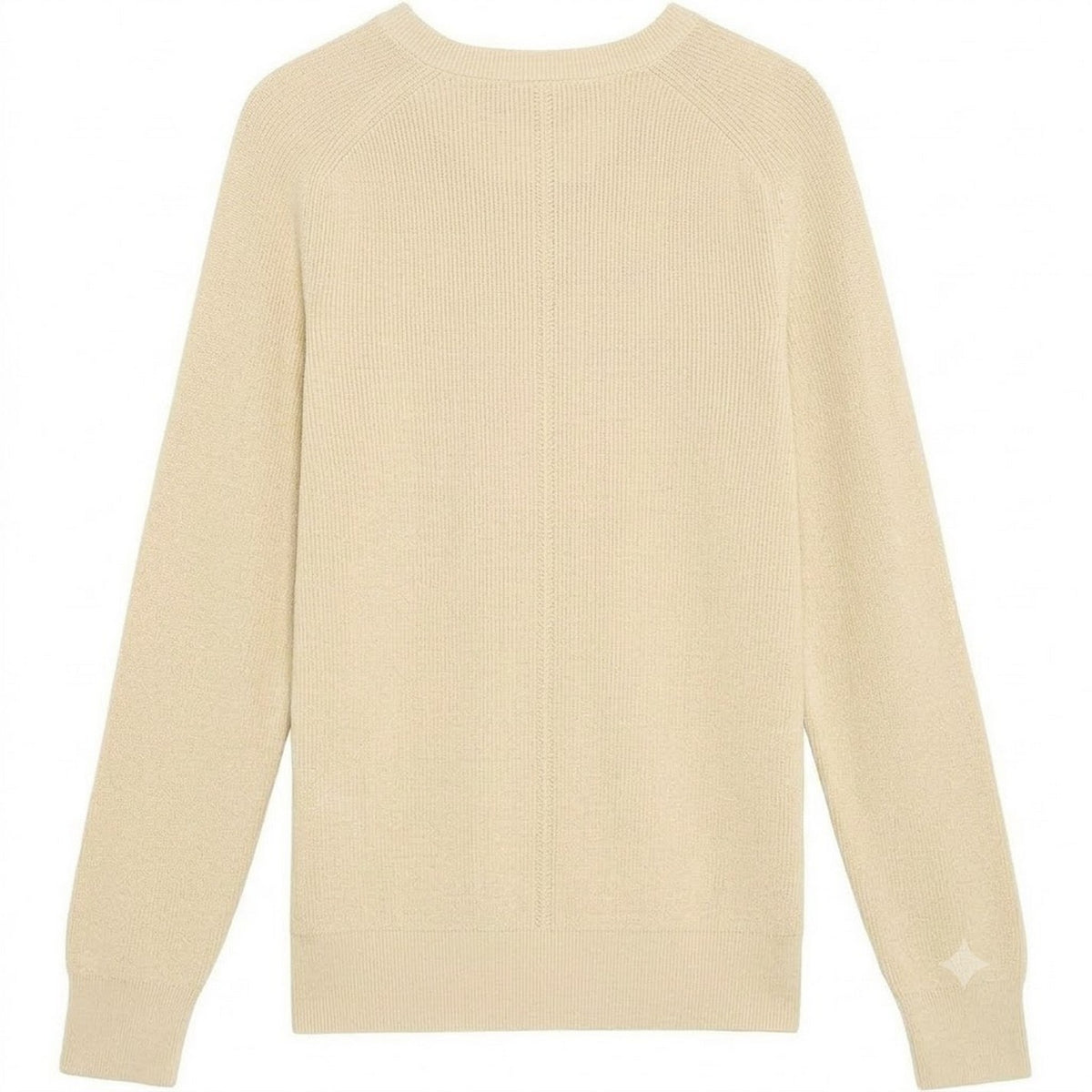 Grey Taupe - Back - Lyle & Scott Mens Embroidered Logo Jumper