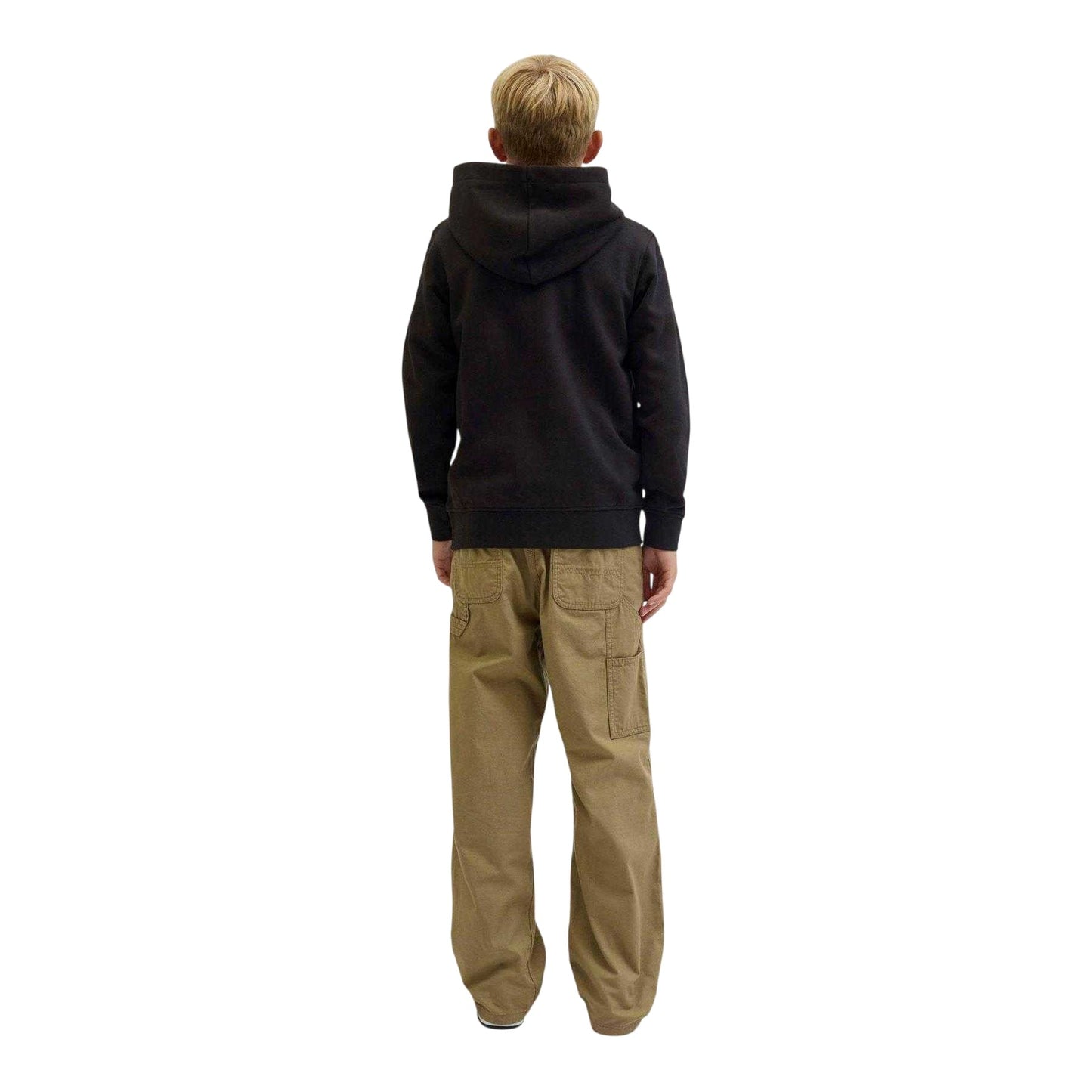 Black - Back - Jack And Jones Childrens-Kids Soho Hoodie