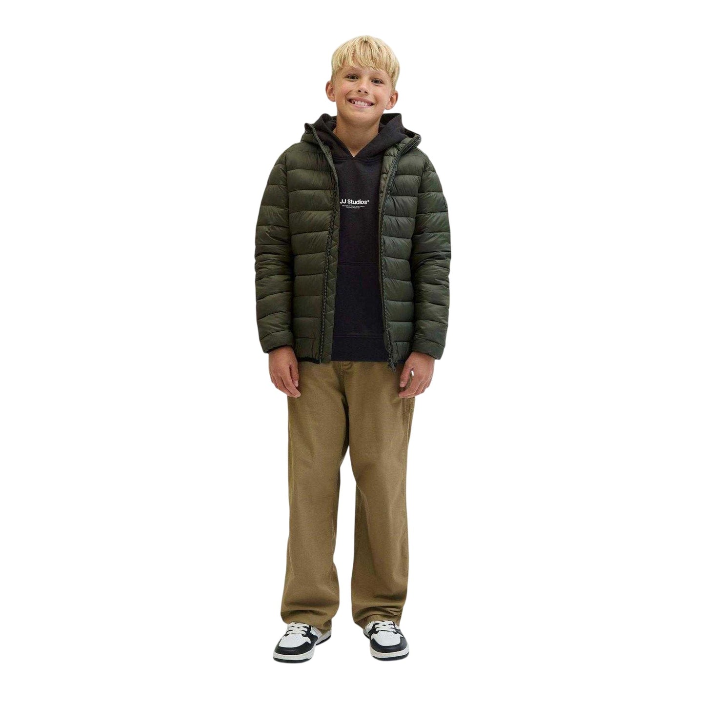 Black - Side - Jack And Jones Childrens-Kids Soho Hoodie