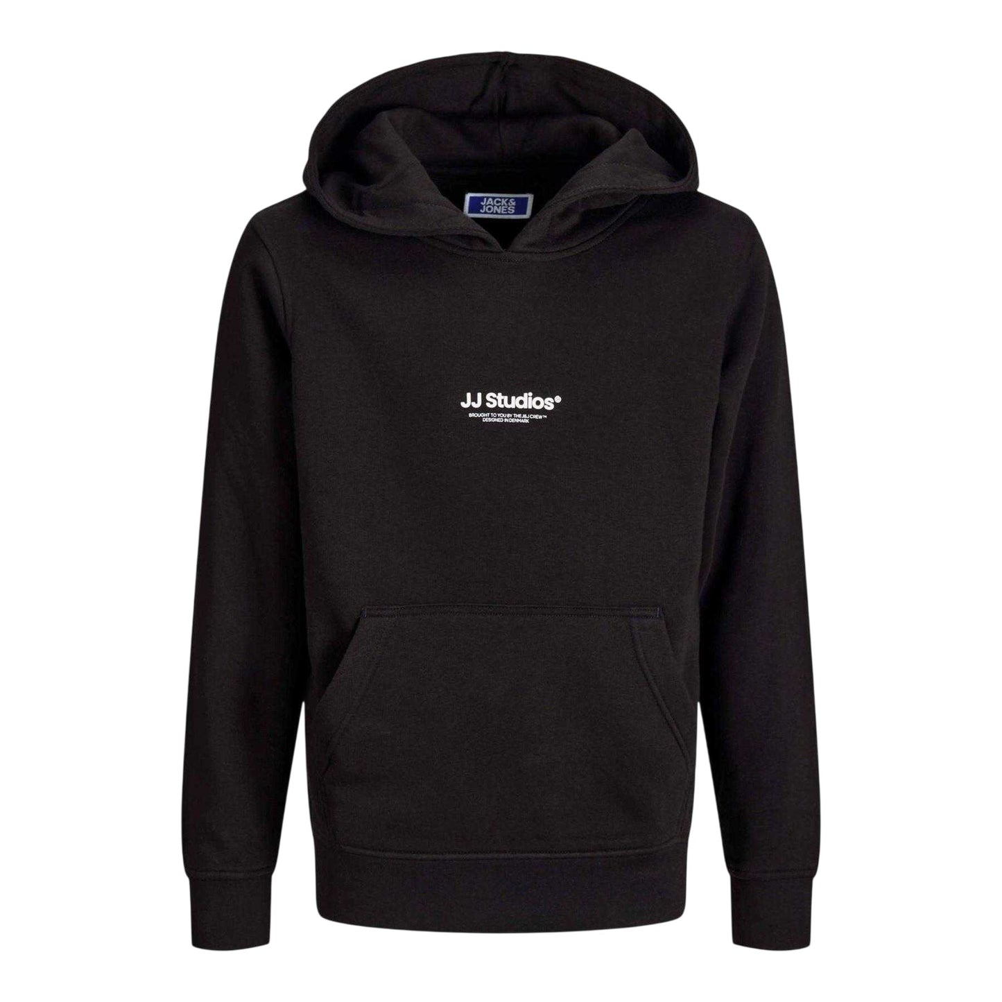 Black - Front - Jack And Jones Childrens-Kids Soho Hoodie