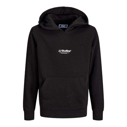 Black - Front - Jack And Jones Childrens-Kids Soho Hoodie