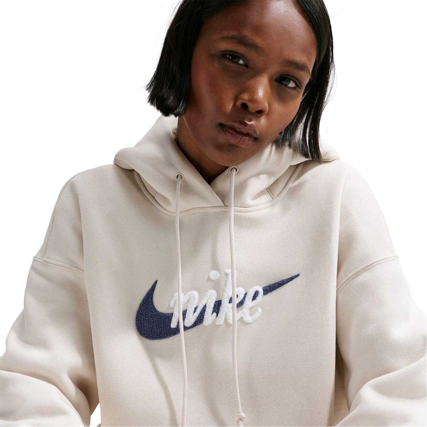 Blue - Lifestyle - Nike Womens-Ladies Chenille Fleece Hoodie