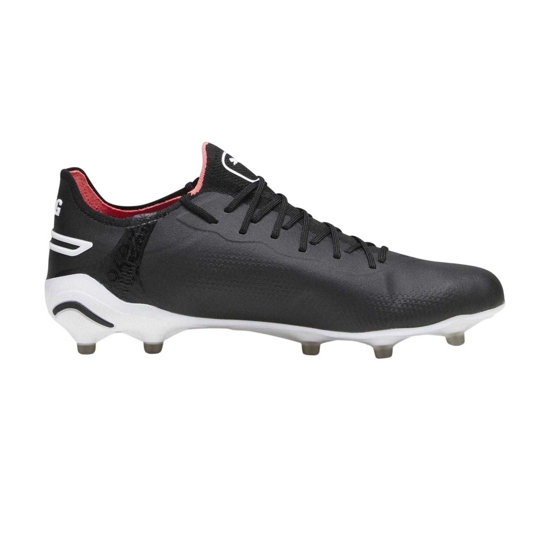 Black-White - Back - Puma Unisex Adult King Ultimate Firm Ground Football Boots