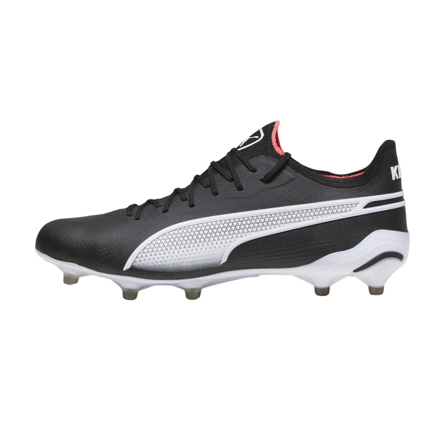 Black-White - Side - Puma Unisex Adult King Ultimate Firm Ground Football Boots