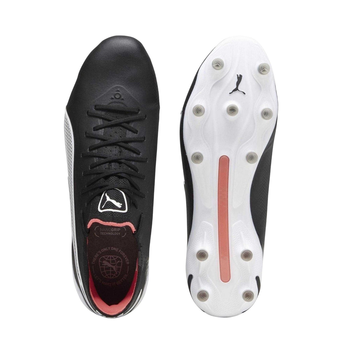 Black-White - Lifestyle - Puma Unisex Adult King Ultimate Firm Ground Football Boots