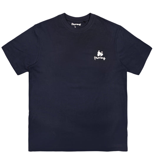 Navy - Front - Money Mens Logo Loungewear Set