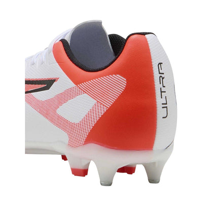 Puma White - Back - Puma Mens Ultra Play Cleated Soft Ground Football Boots