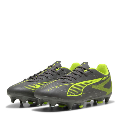 Matted Silver - Front - Puma Mens Ultra Play Cleated Soft Ground Football Boots