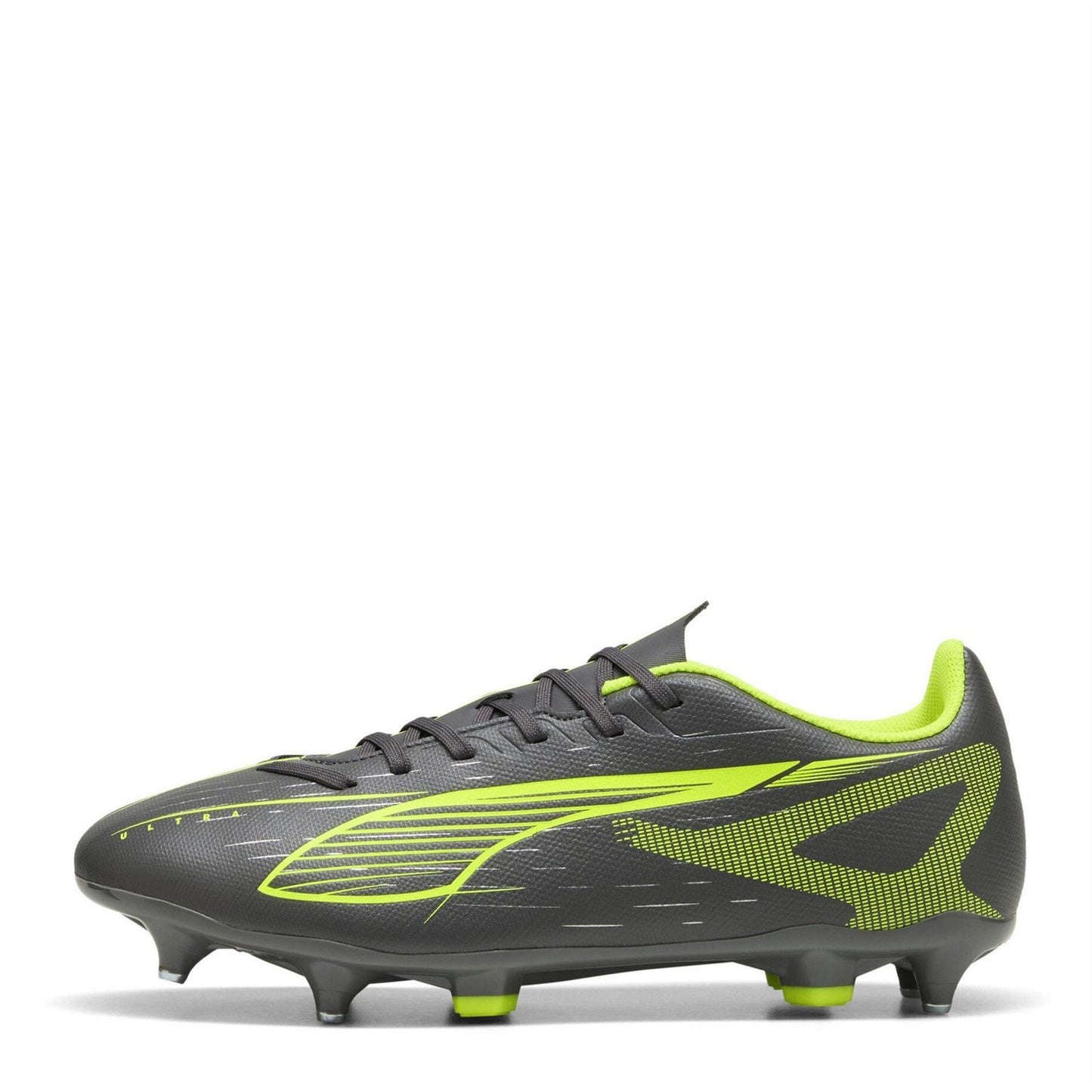 Matted Silver - Back - Puma Mens Ultra Play Cleated Soft Ground Football Boots