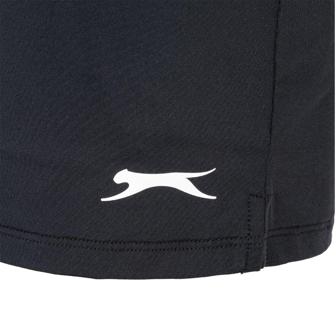 Black - Lifestyle - Slazenger Girls Court Logo Skort