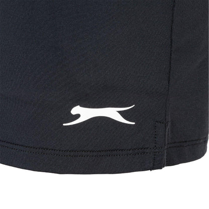 Black - Lifestyle - Slazenger Girls Court Logo Skort