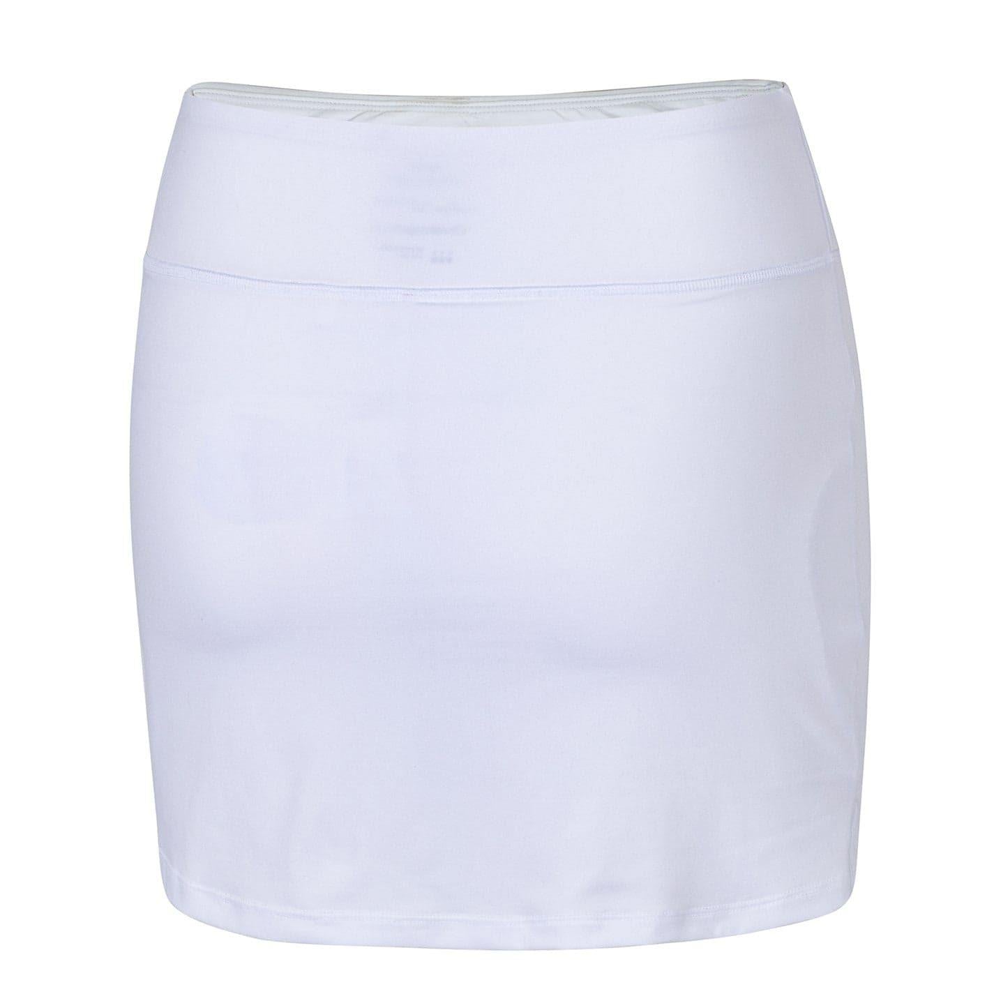 White - Back - Slazenger Girls Court Logo Skort
