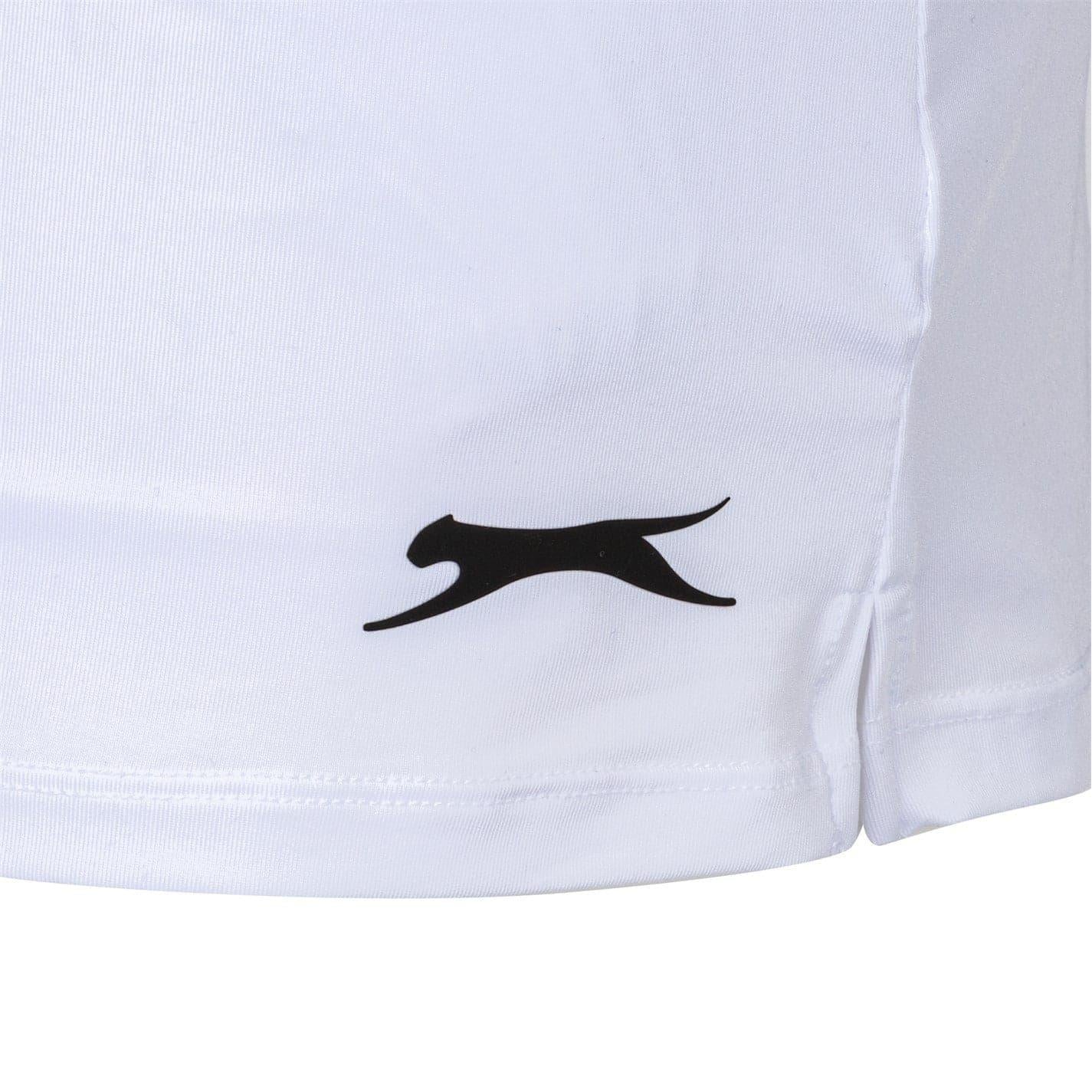 White - Lifestyle - Slazenger Girls Court Logo Skort