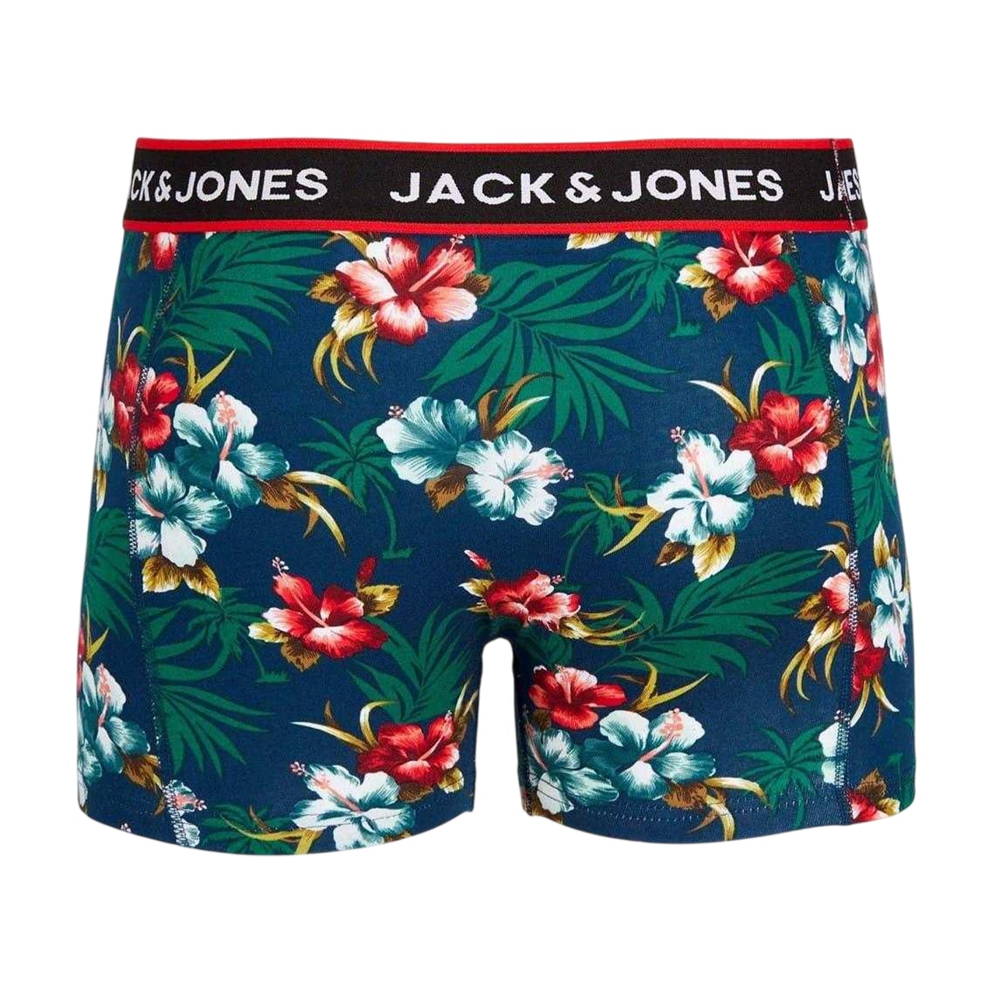 Multicoloured - Back - Jack And Jones Mens Floral Swimming Trunks (Pack of 3)