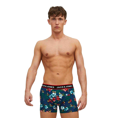 Multicoloured - Lifestyle - Jack And Jones Mens Floral Swimming Trunks (Pack of 3)