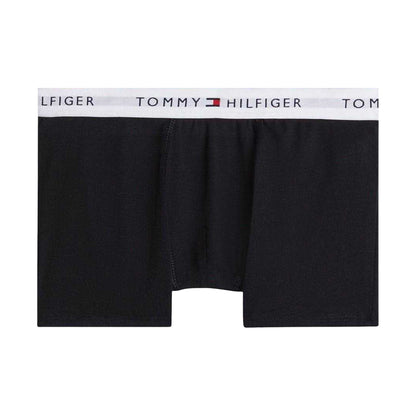 Black - Back - Tommy Hilfiger Boys Plain Trunking (Pack of 2)