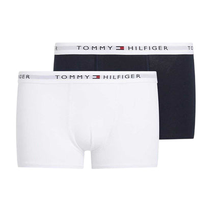 Black-White - Front - Tommy Hilfiger Boys Plain Trunking (Pack of 2)