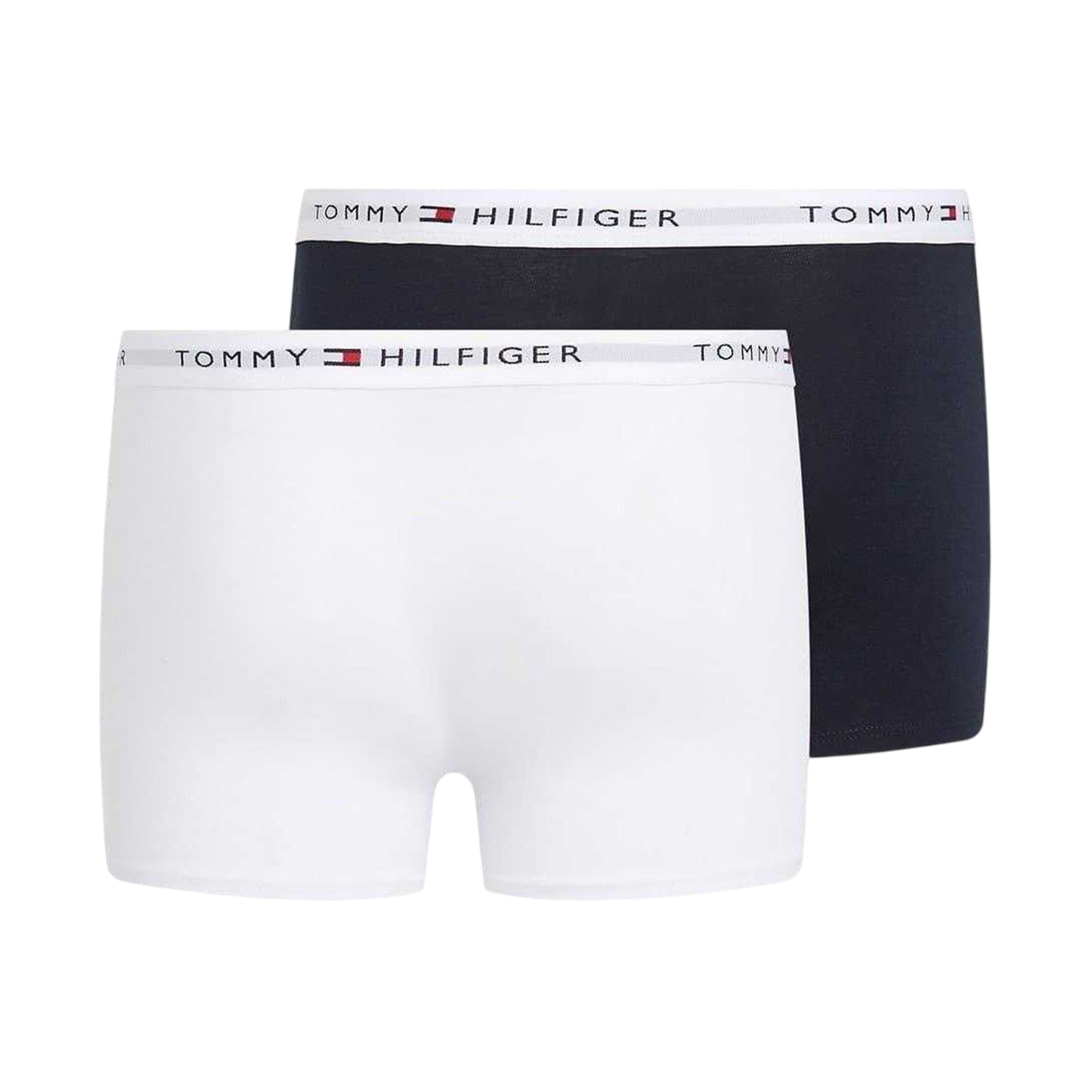 Black-White - Back - Tommy Hilfiger Boys Plain Trunking (Pack of 2)