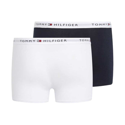 Black-White - Back - Tommy Hilfiger Boys Plain Trunking (Pack of 2)