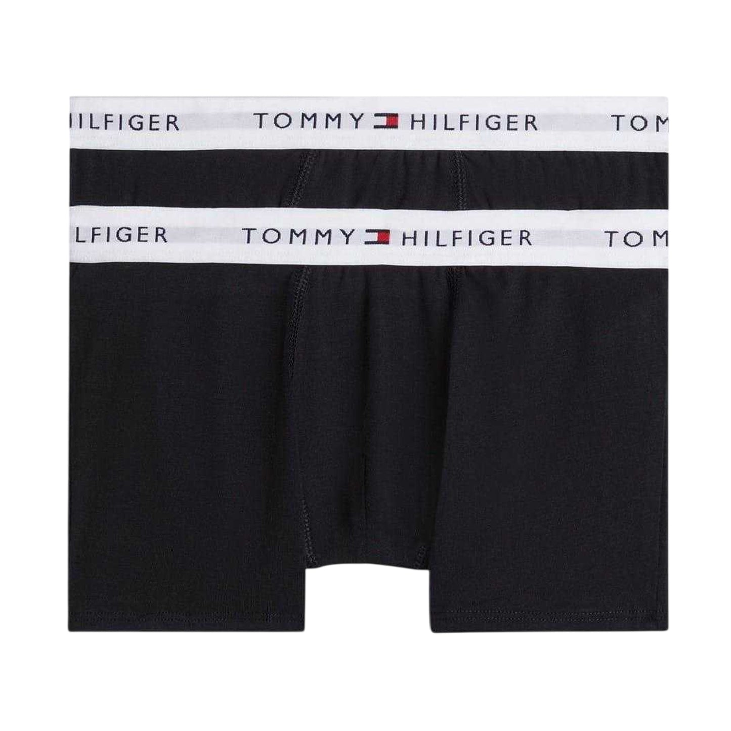 Black - Front - Tommy Hilfiger Boys Plain Trunking (Pack of 2)