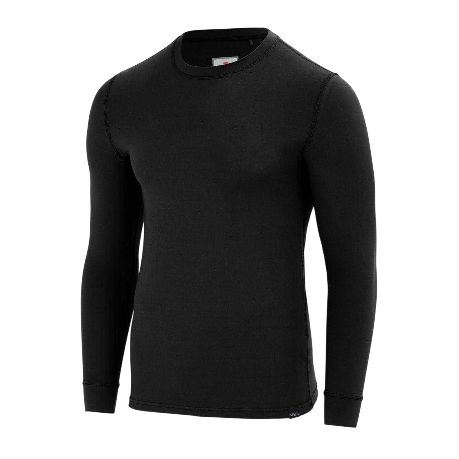 Black - Side - Nevica Mens Thermal Base Layer Top