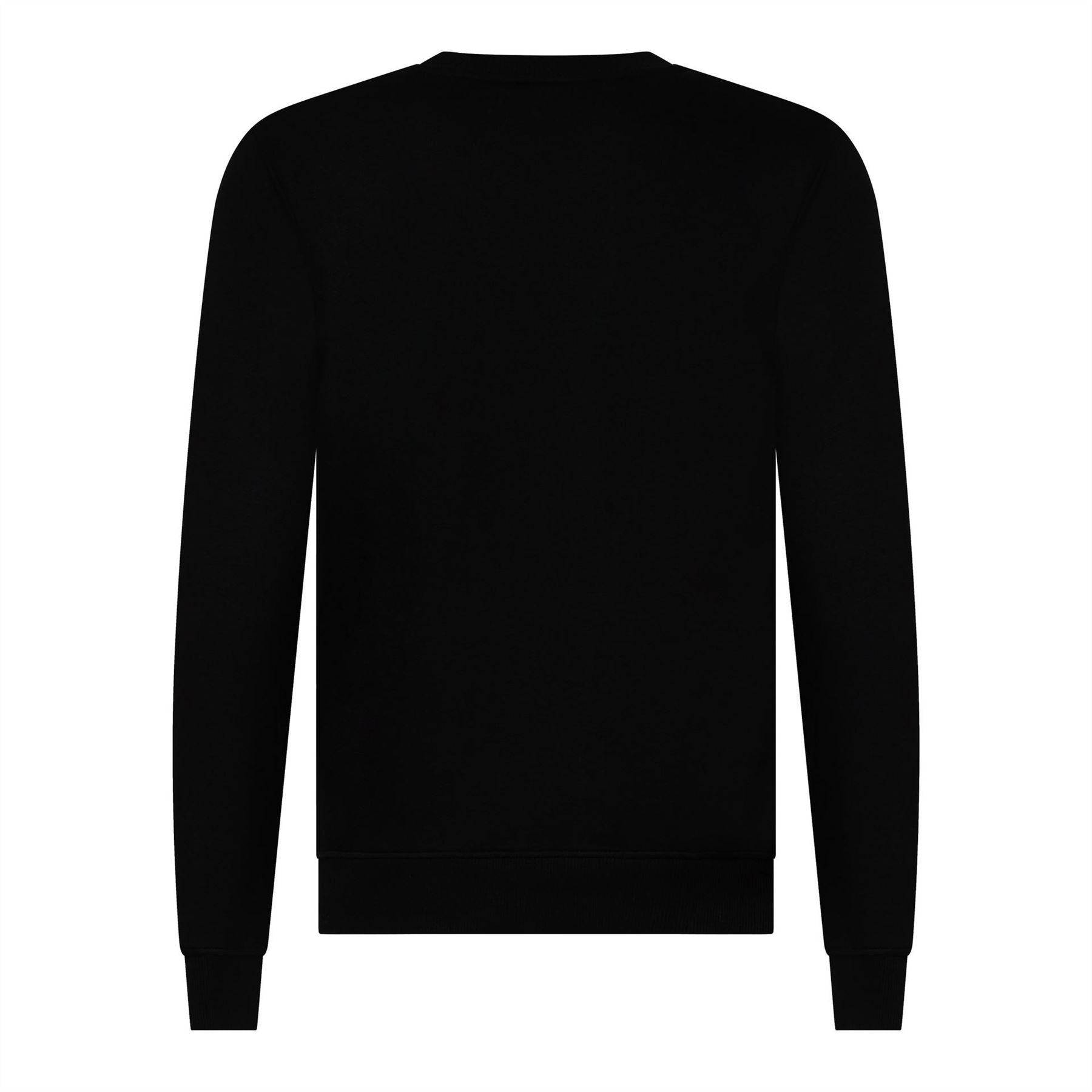 Black - Back - Fila Mens Casper Crew Neck Sweatshirt