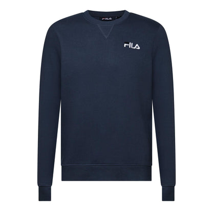 Vintage Indigo - Front - Fila Mens Casper Crew Neck Sweatshirt