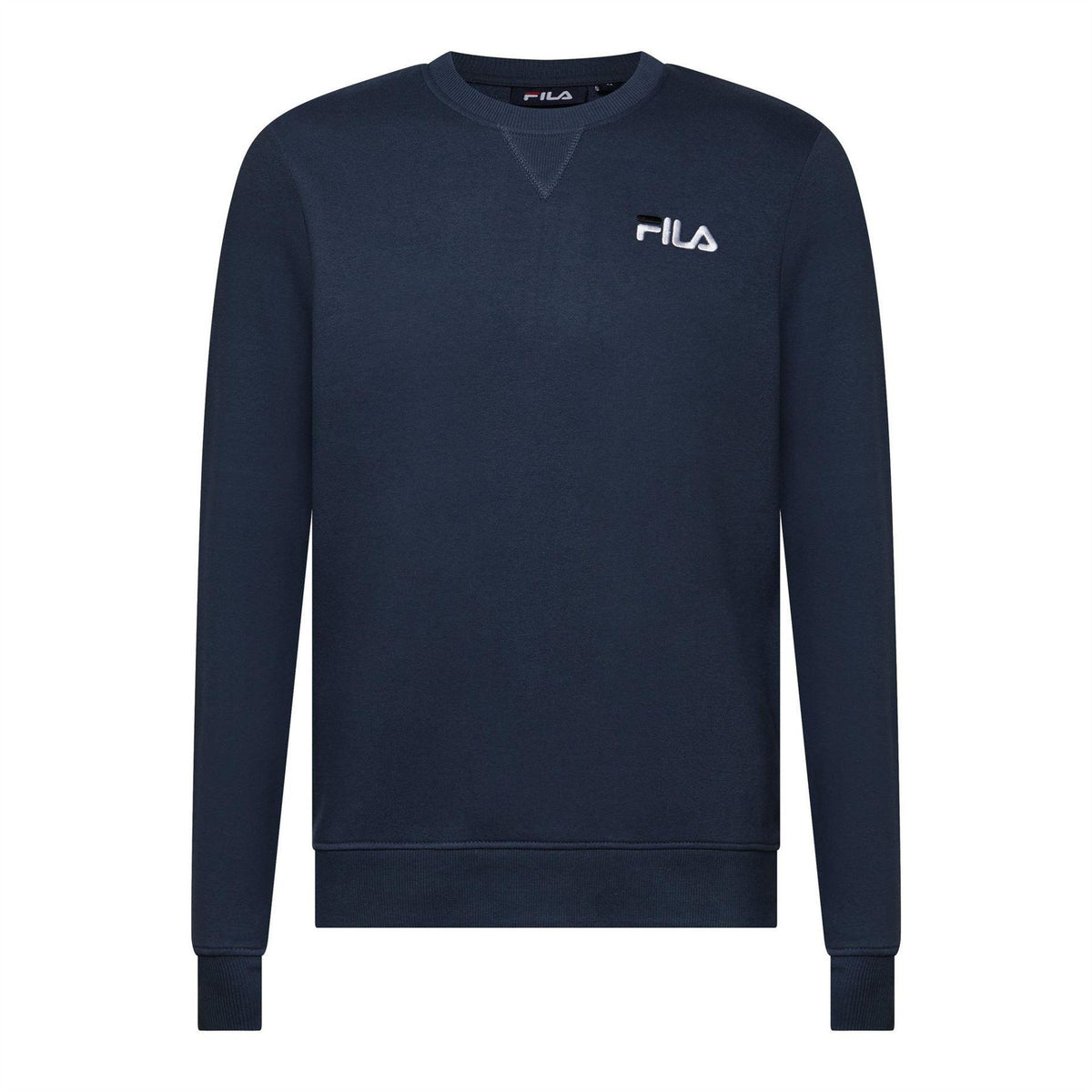 Vintage Indigo - Front - Fila Mens Casper Crew Neck Sweatshirt