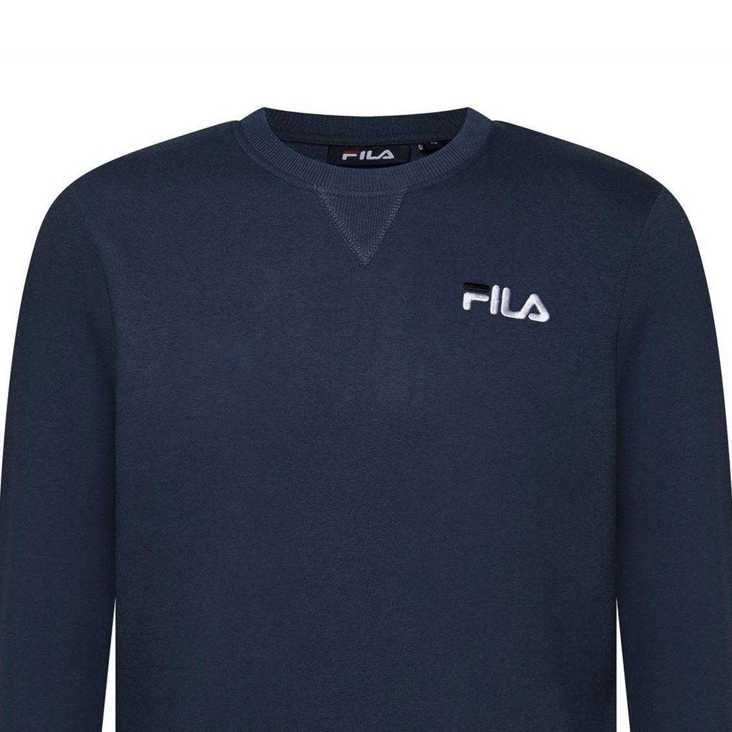 Vintage Indigo - Side - Fila Mens Casper Crew Neck Sweatshirt