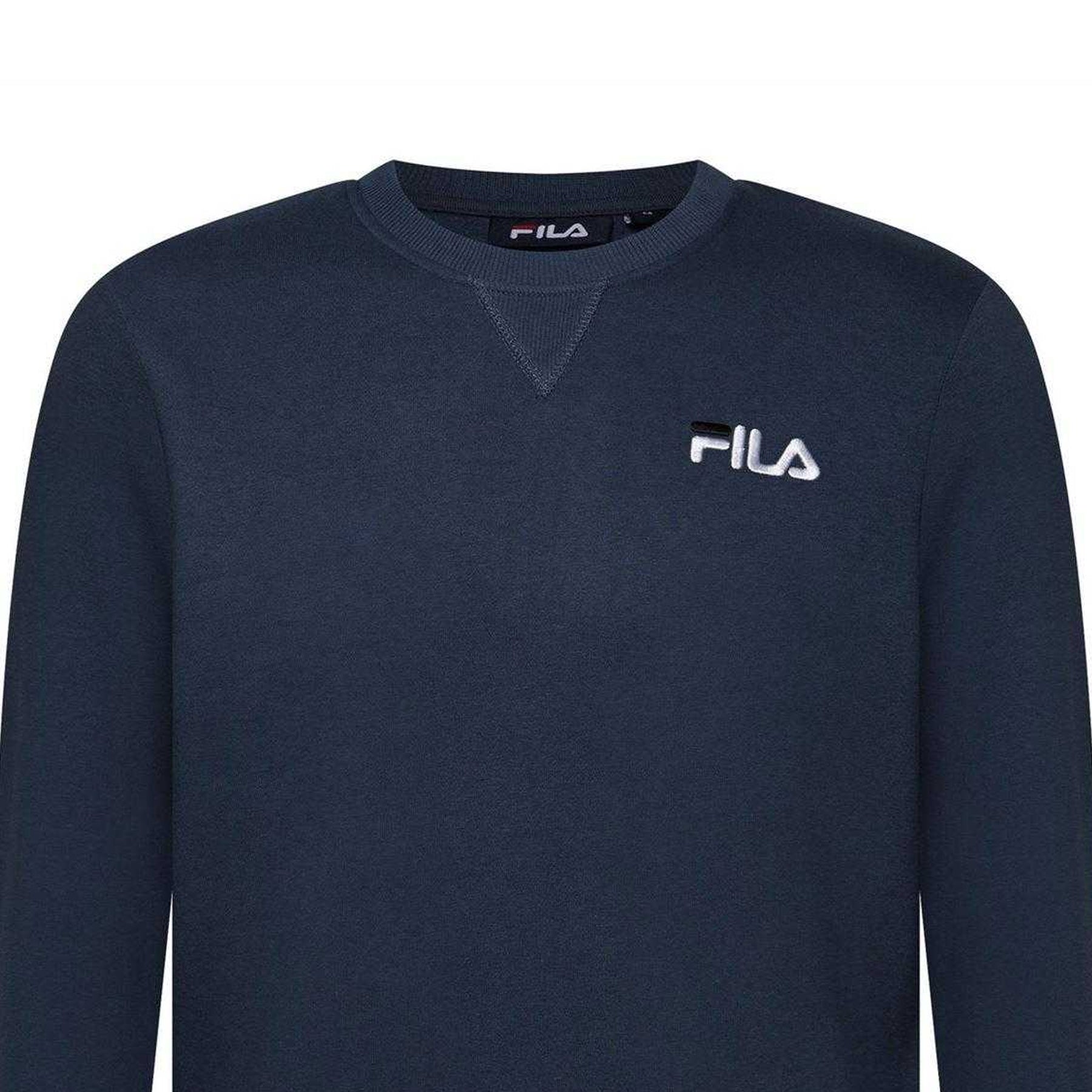 Vintage Indigo - Side - Fila Mens Casper Crew Neck Sweatshirt