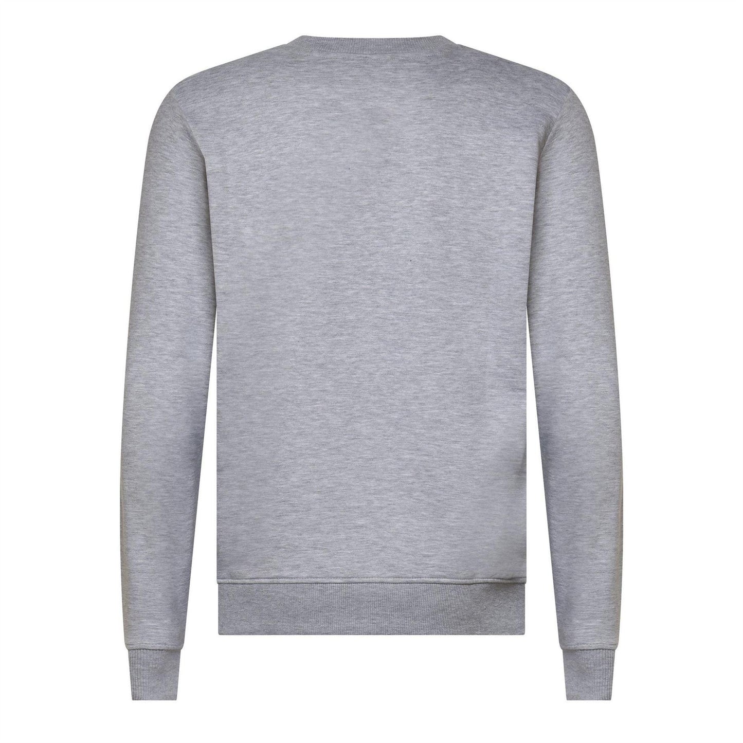 Light Grey Marl - Back - Fila Mens Casper Crew Neck Sweatshirt