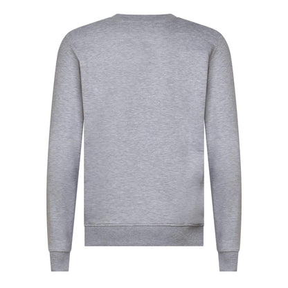 Light Grey Marl - Back - Fila Mens Casper Crew Neck Sweatshirt